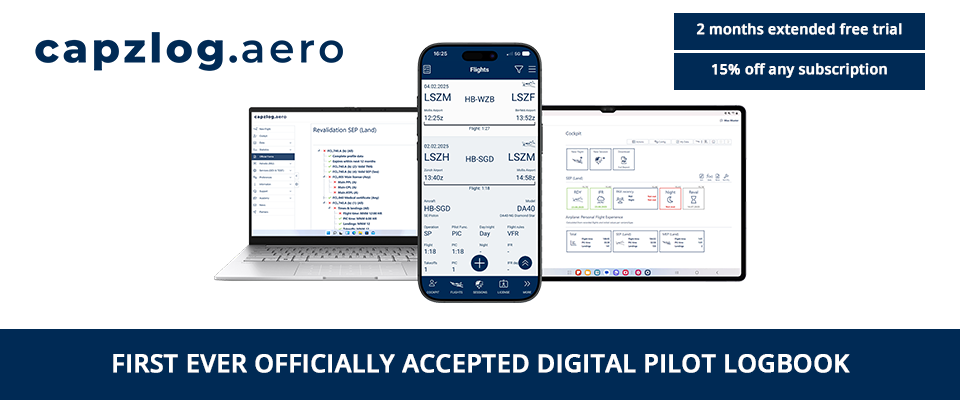 Exclusive campaign with capzlog.aero!