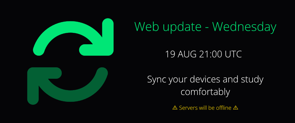 Scheduled Update – Wednesday, 19 August 2026