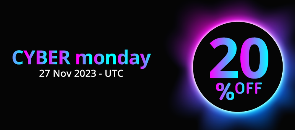 Last call - Cyber Monday!